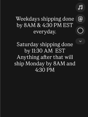 Shipping Schedule Graphic - Black and White
